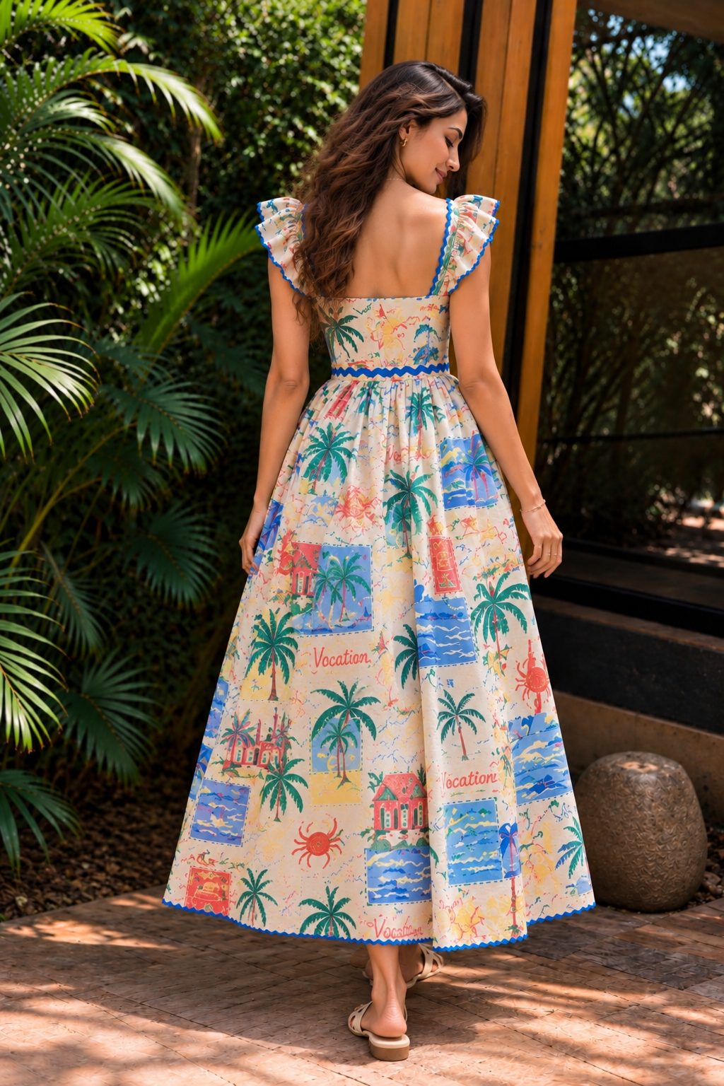 Postcard Dress Ankle Length