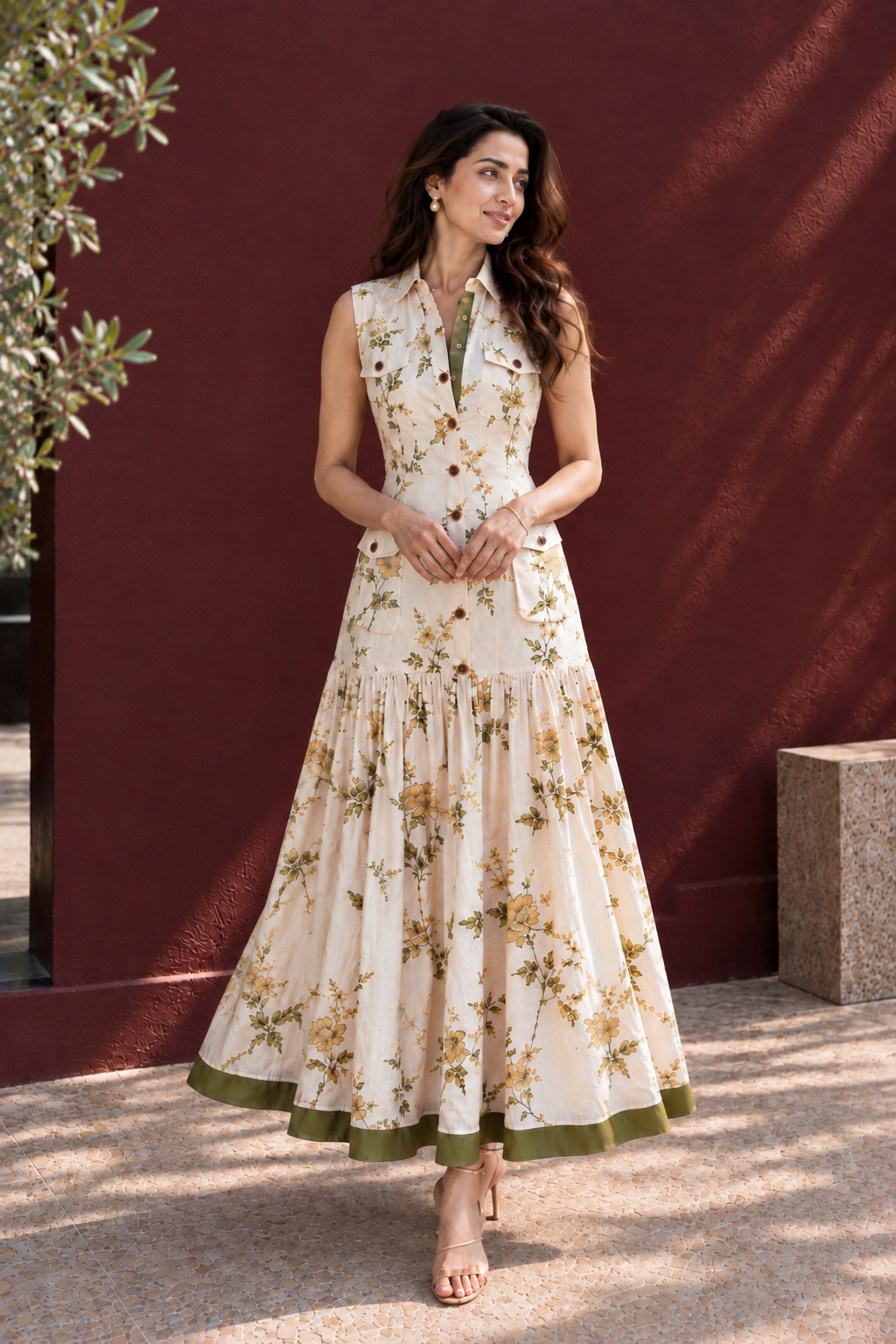 Botanical Utility Dress