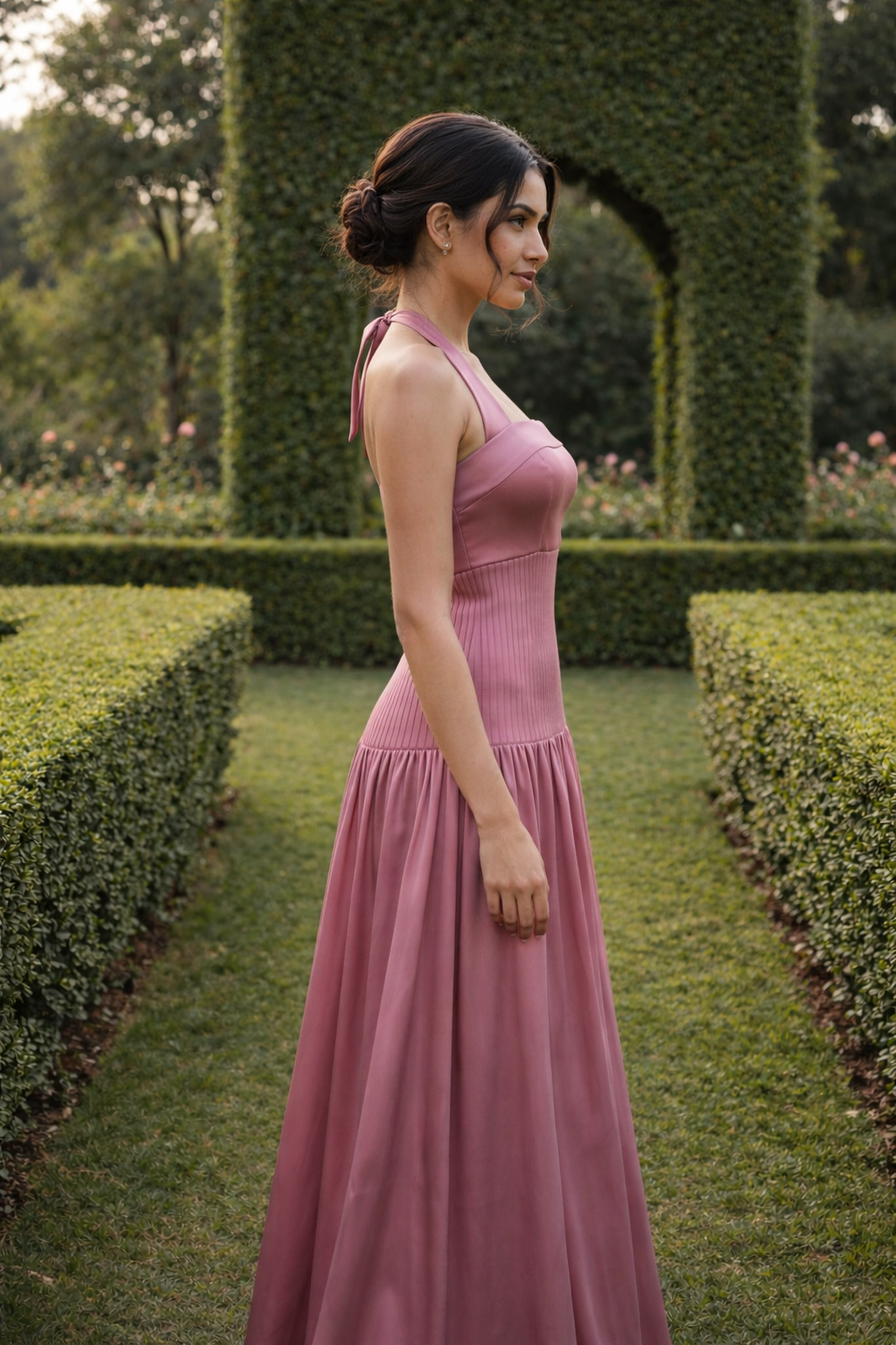 Aurora-Halter Dress