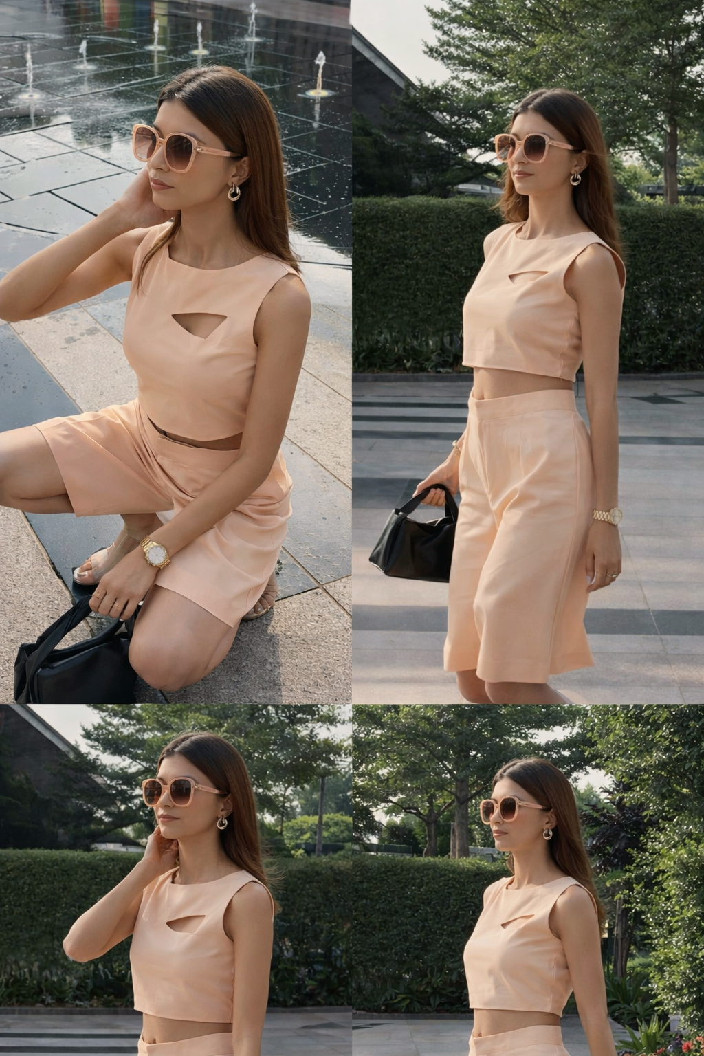 Nexa Top- Bermudas Set