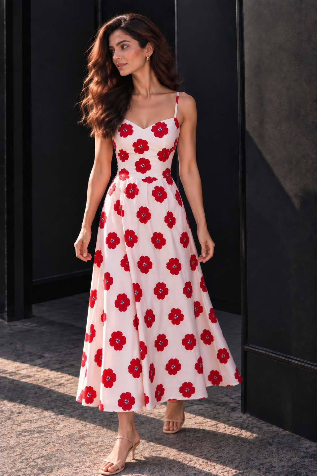 Scarlet Stripe Dress Set