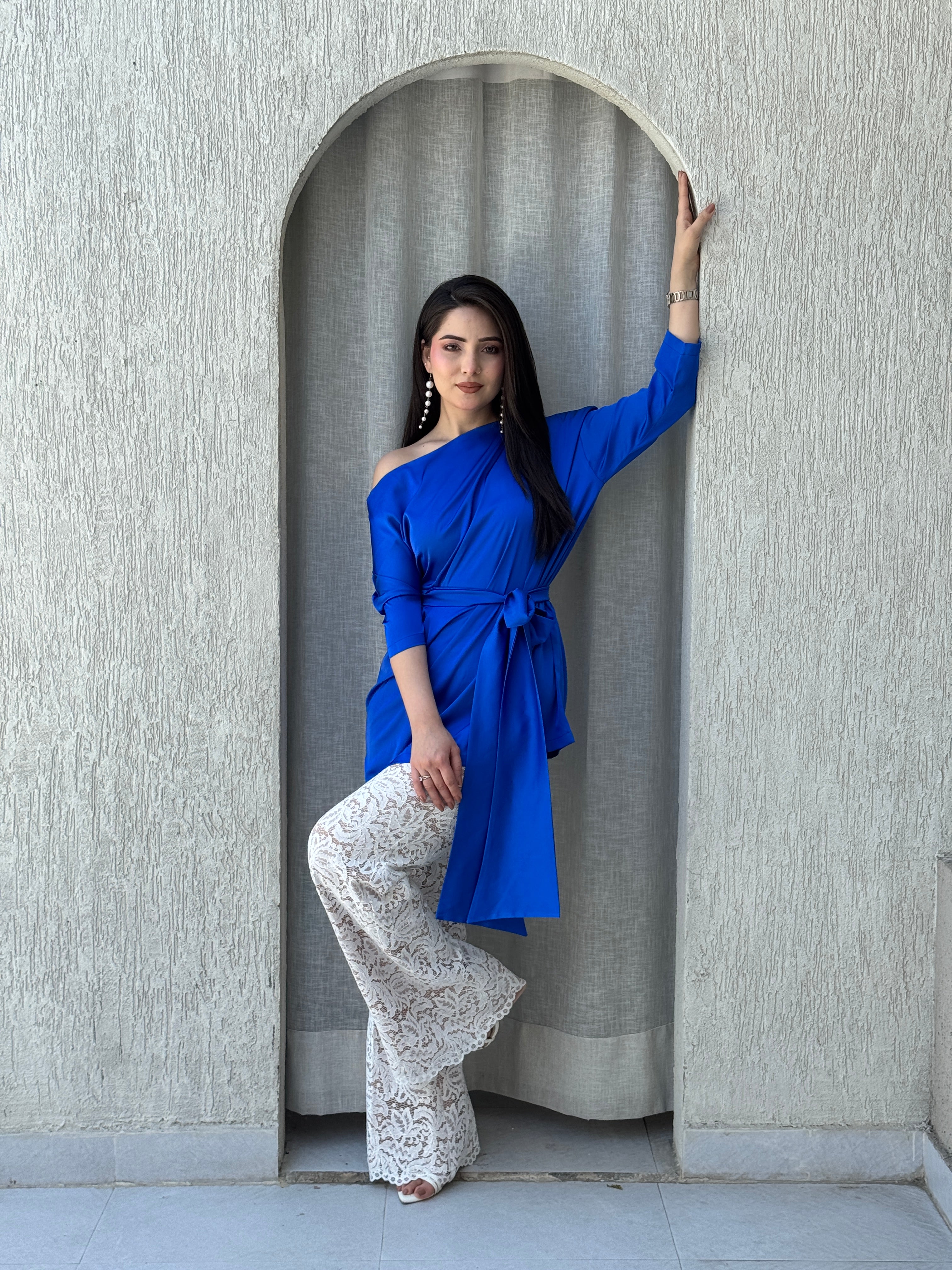 Cobalt Lace Set