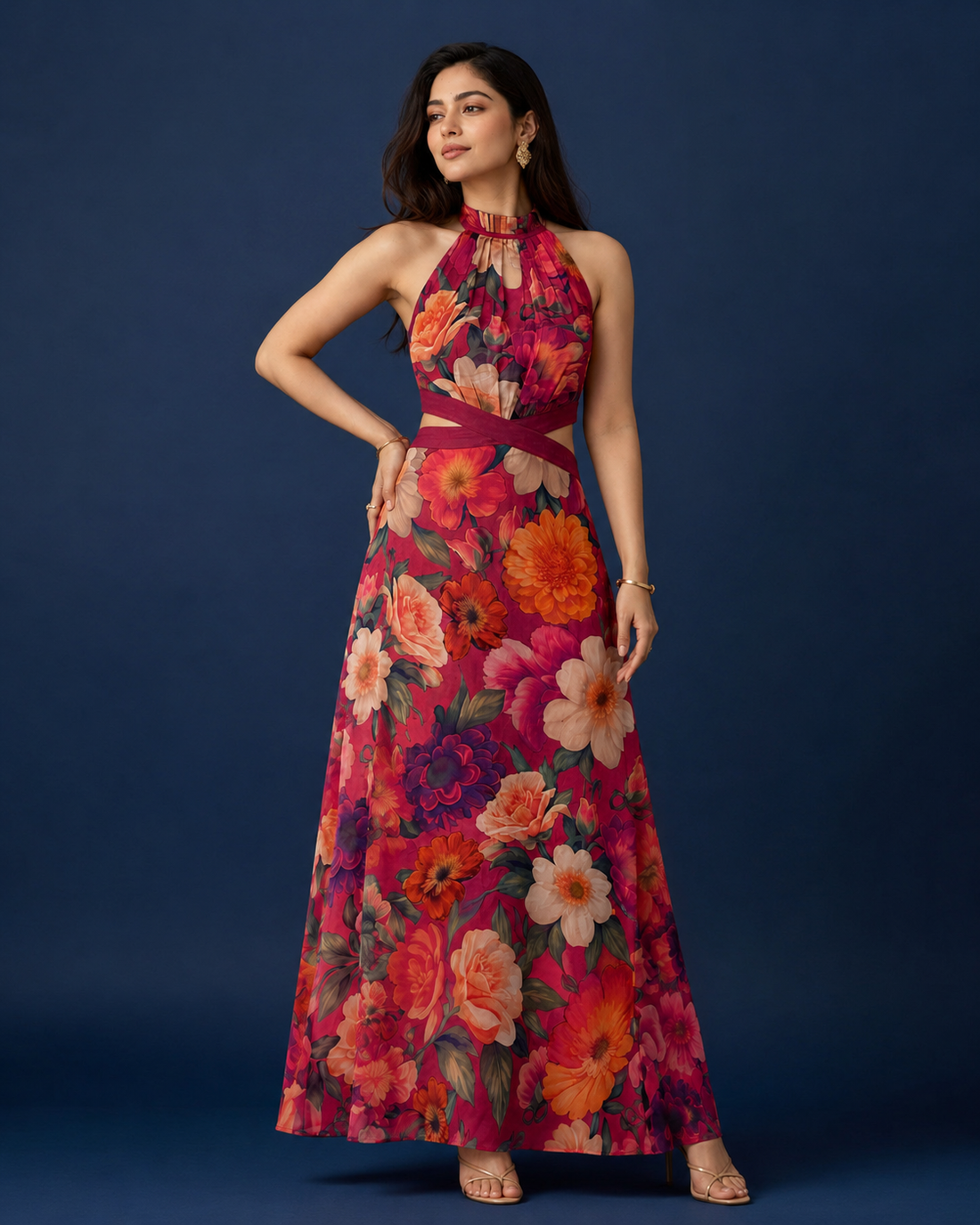 Bloom Halter Dress