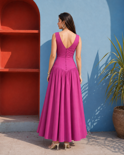 Fuschia Muse Dress
