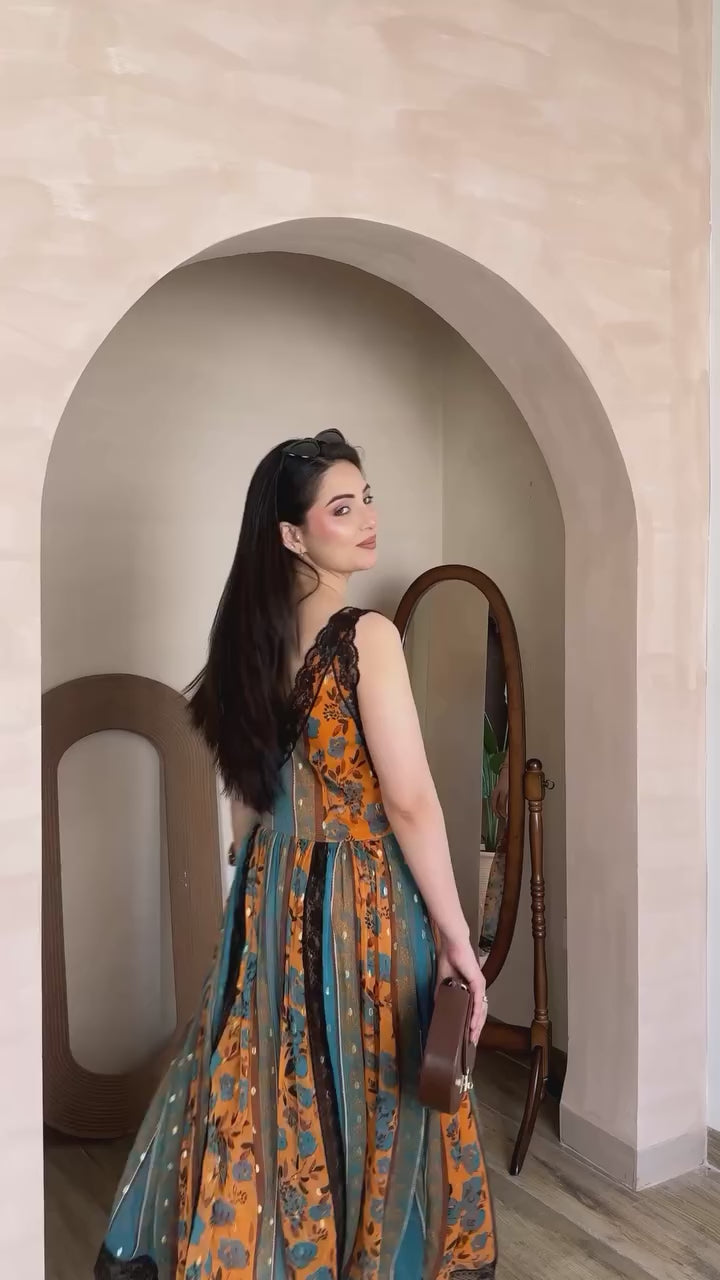 Orange Zyra Dress